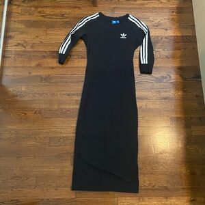 Adidas Originals Short Sleeved Dresses Women's Black Size S